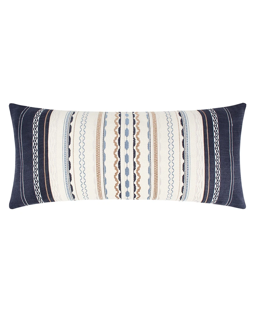 Levtex Preston Embroidered Decorative Pillow, 14" x 32"