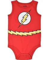 Dc Comics Justice League Green Lantern The Flash Superman Baby 5 Pack Bodysuits Newborn to Infant