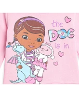 Disney Girls Doc McStuffins Fleece Sweatshirt Dress