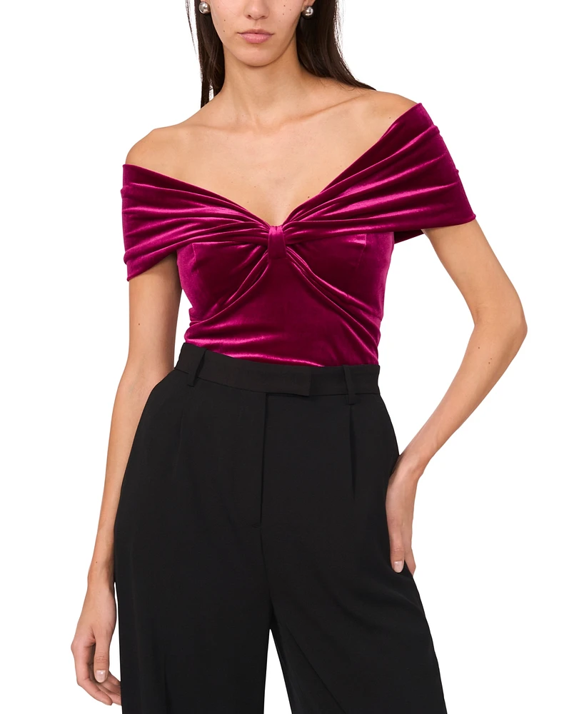 Parker Women's Solid-Color Ruched Off-the-Shoulder Top