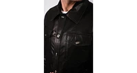 Furniq Uk Men's Leather Jacket, Brown