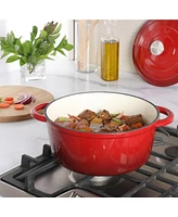 Gibson Home Addlestone Quart Enamel Cast Iron Dutch Oven