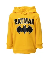 Dc Comics Toddler Boys Justice League Batman Fleece Pullover Hoodie and Pants Outfit Set to