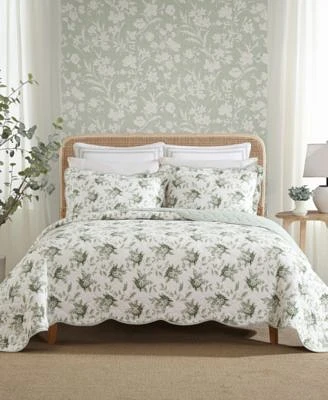 Laura Ashley Portland Floral Reversible Quilt Sets