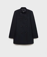 Mango Women's Double-Breasted Coat