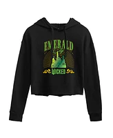 Hybrid Apparel Trendy Juniors Wicked Emerald City Graphic Cropped Hoodie