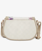 Giani Bernini Winter Floral Small Saddle Crossbody, Created for Macy's