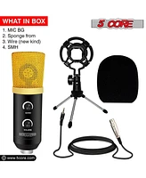 5 Core Podcast Equipment Bundle Professional Studio Xlr Condenser Recording Microphone Kit for vocals