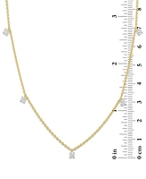 Forever Grown Diamonds Lab-Grown Diamond 5 Drop Necklace (1/4 ct. t.w.) Sterling Silver or 14k Gold-Plated