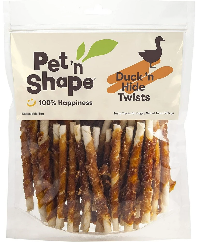 Pet 'n Shape Duck Hide Twists oz