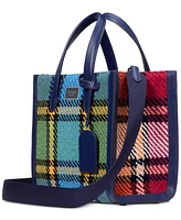 kate spade new york Manhattan Grand Plaid Tweed Medium Tote