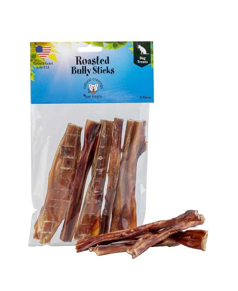 Natural Cravings Bully Sticks: Standard 5" - 5 pcs