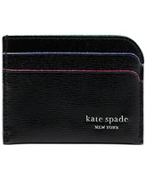 kate spade new york Devin Glitter Edge Saffiano Leather Card Holder