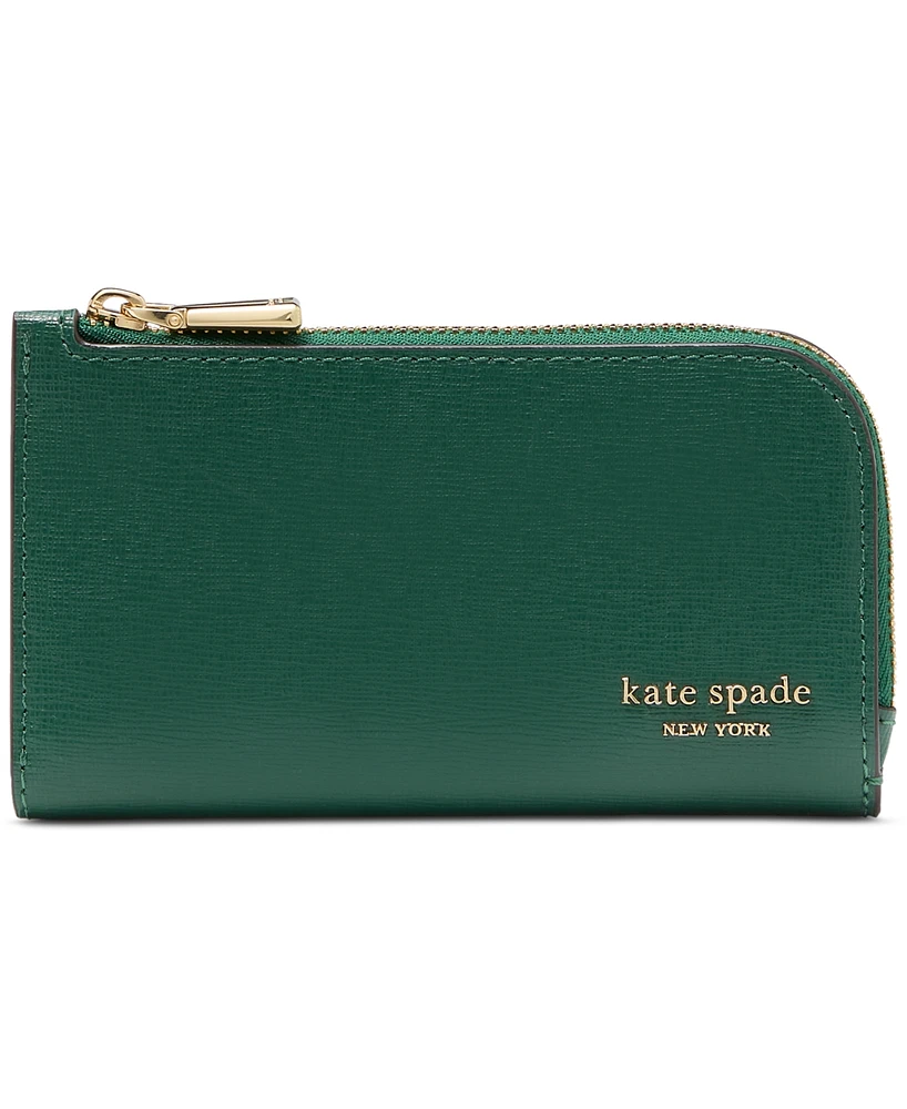 kate spade new york Devin Saffiano Leather Small Slim Bifold Wallet