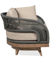 Orbit Outdoor Swivel Club Chair