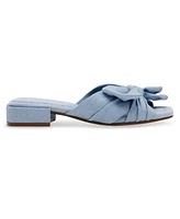 Anne Klein Women's Liz Bow Detail Block Heel Sandals