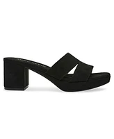 Anne Klein Women's Palmer Slip On Block Heel Dress Sandals