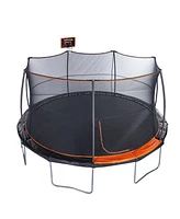 JumpKing 15' Trampoline with Basketball Hoop and Ball