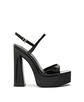Schutz Women's Arlene Squared Toe Wedge Sandals