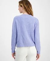 Hippie Rose Juniors' Teddy Crewneck Sweater