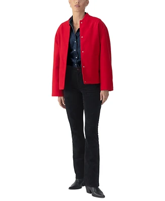 Sanctuary Women's Modern Snap-Front Bomber Jacket