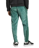 adidas Men's Tiro Velour Three-Stripe Track Pants