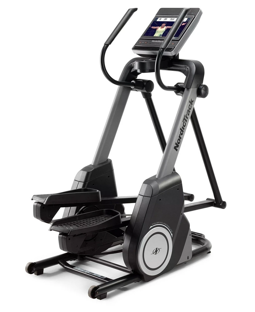 NordicTrack FreeStride Trainer iFIT-enabled Elliptical for Low-Impact Cardio Workouts with 14” Tilting Touchscreen