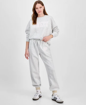 Planet Heart Juniors' Novelty Jogger Sweatpants