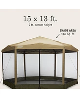 Coleman Oak Back Home 15 x 13 Screen Canopy Tent