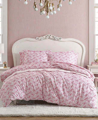 Betsey Johnson Ballet Bows Reversible 3-Pc. Duvet Cover Set