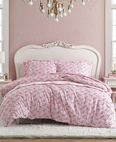 Betsey Johnson Ballet Bows Reversible 3-Pc. Duvet Cover Set
