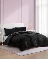 Betsey Johnson Solid Velvet -Pc. Comforter Set