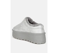London Rag Lottys Faux Leather Platform Classic Slip-On