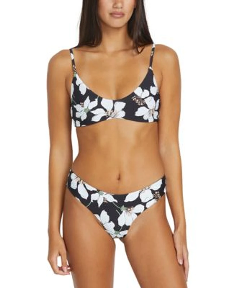 Volcom Juniors Midnight Lily Bikini Top Bottoms