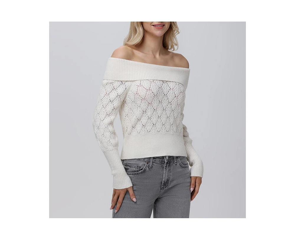 525 Women's Camila Off The Shoulder Pullover