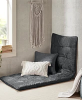 Intelligent Design Edelia Poly Chenille Lounge Floor Pillow, 27 "x 74"