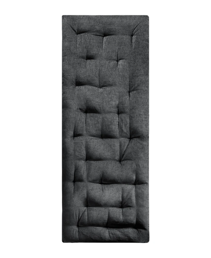 Intelligent Design Edelia Poly Chenille Lounge Floor Pillow, 27 "x 74"