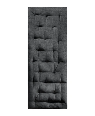 Intelligent Design Edelia Poly Chenille Lounge Floor Pillow, 27 "x 74"