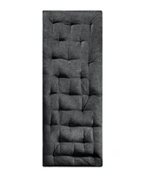 Intelligent Design Edelia Poly Chenille Lounge Floor Pillow, 27 "x 74"