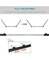 Universal Hammock Stand 10-13ft Adjustable Steel Stand Space-Saving and Portable Carrying for Indoor and Outdoor Use, Black