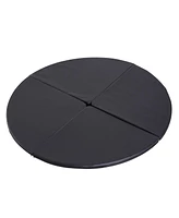 Pole Dance Mat, 2"T x 5'W Folding Pole Dance Mat for Home, Lightweight and Foldable, Black