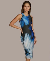 Donna Karan New York Women's Printed Sheath Dress