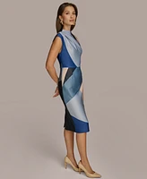 Donna Karan Women's Colorblocked Sheath Dress