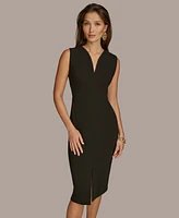 Donna Karan New York Women's V-Neck Sheath Dress