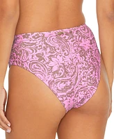 Raisins Juniors' Indo High-Waisted Bikini Bottoms