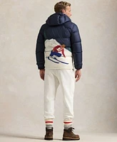 Polo Ralph Lauren Mens Ski Print Down Jacket Snowflake Sweater Plaid Flannel Shirt Fleece Sweatpants Suede Trail Boots