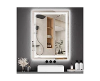 gaomon 24x32 Led Bathroom Mirror with Lights,Anti