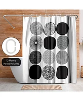 Americanflat 71x74 Shower Curtain - Abstract Shower Curtain