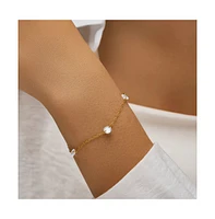 Hollywood Sensation Eternal Glow Bracelet - 18k Gold Plated Sterling Silver with Aaaaa Cubic Zirconia