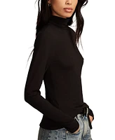 Lucky Brand Women's Turtleneck Long-Sleeve Top